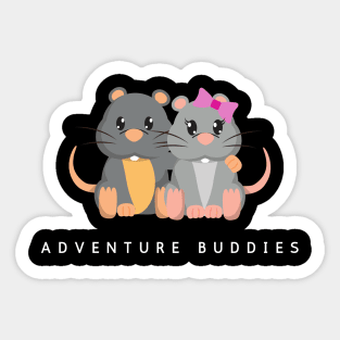 Adventure Buddies- Exploring the World Together Sticker